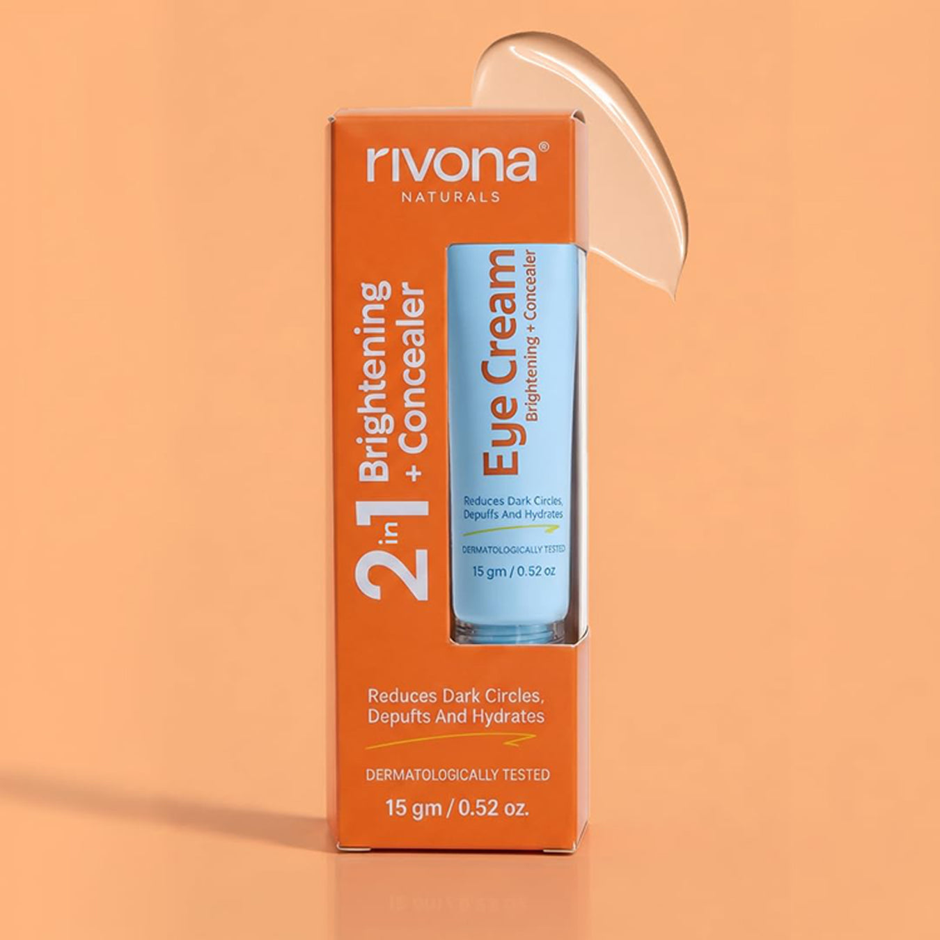 Rivona 2-in-1 Eye Cream Brightening + Concealor