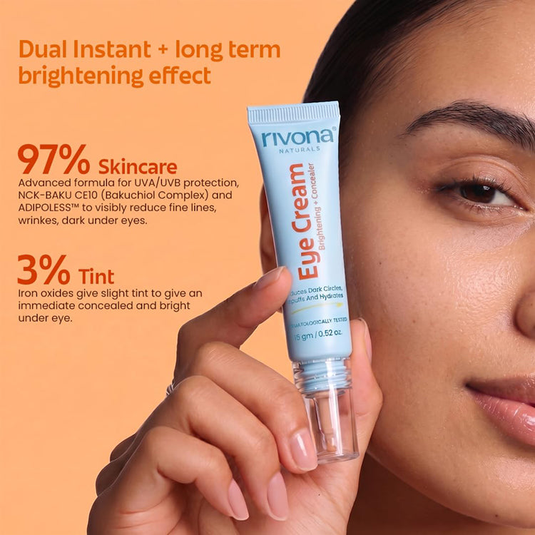Rivona 2-in-1 Eye Cream Brightening + Concealor
