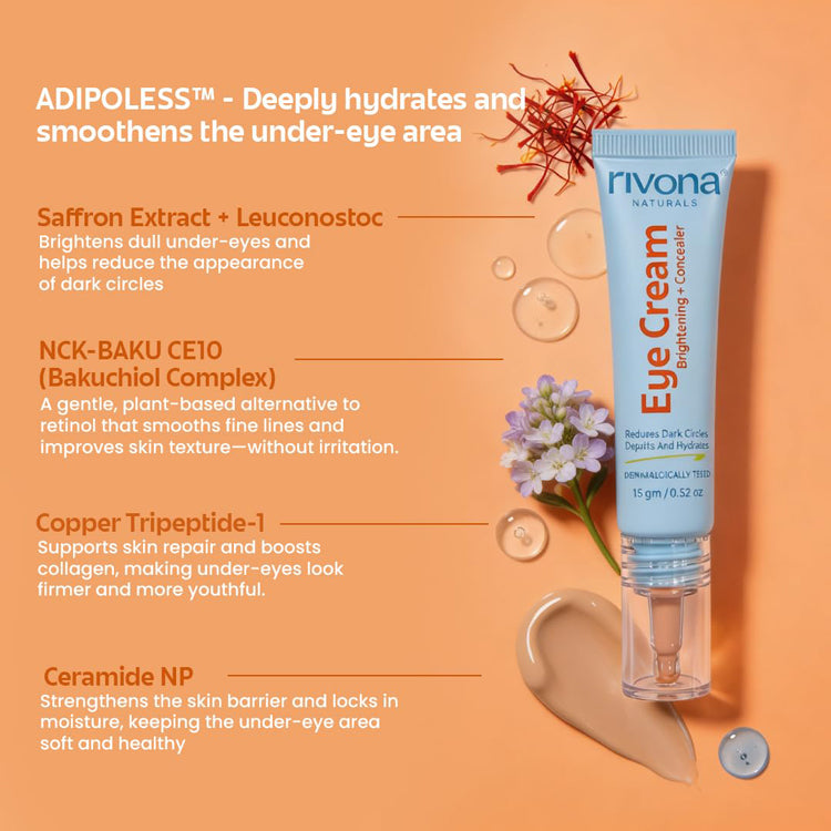 Rivona 2-in-1 Eye Cream Brightening + Concealor