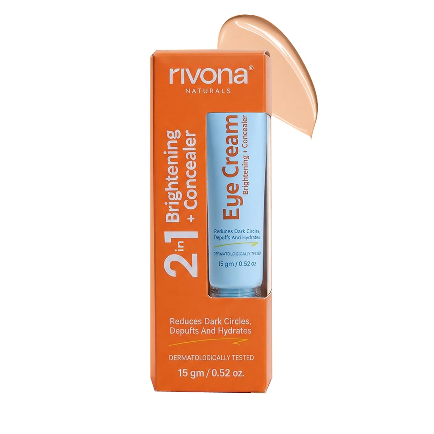 Rivona 2-in-1 Eye Cream Brightening + Concealor
