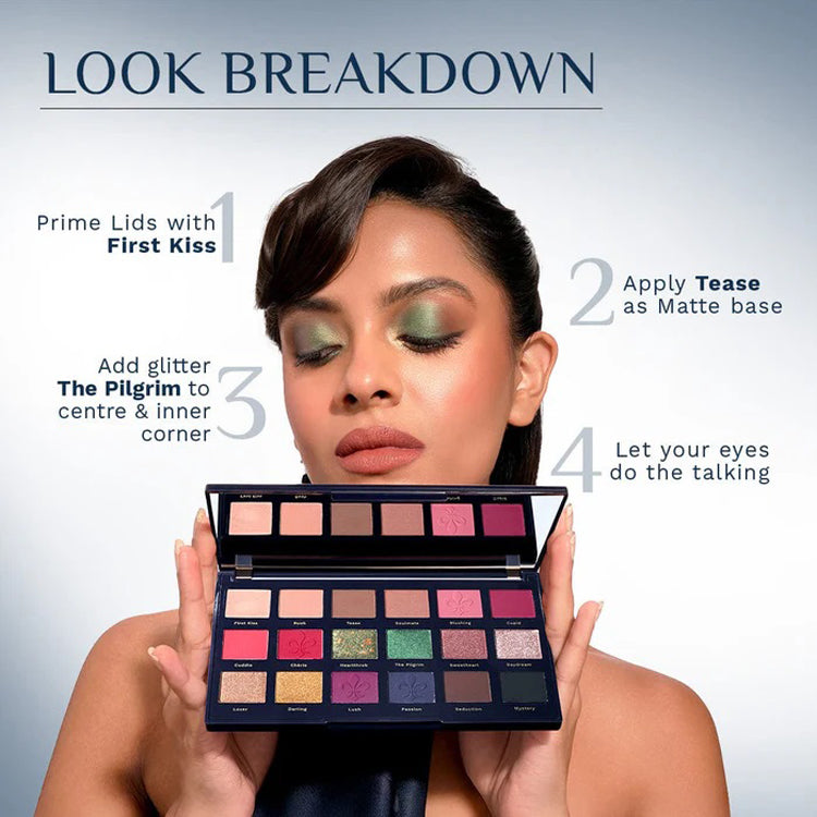 Pilgrim 18 IN 1 Eyeshadow Palette 1.4G*18N