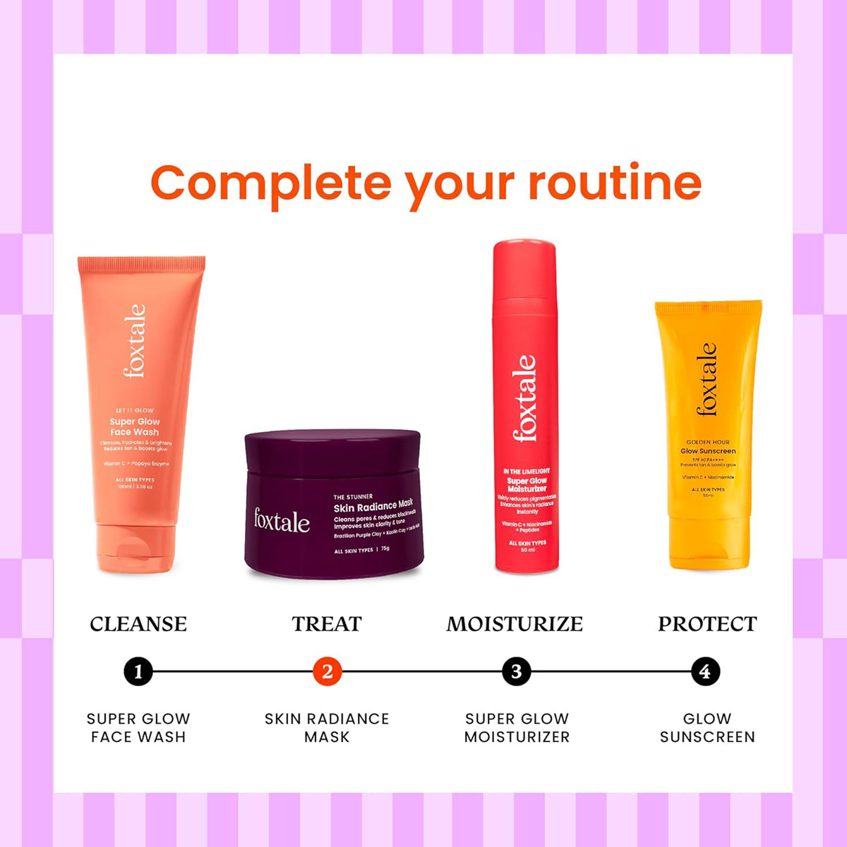 Foxtale Skin Radiance De-Tan Mask 75G