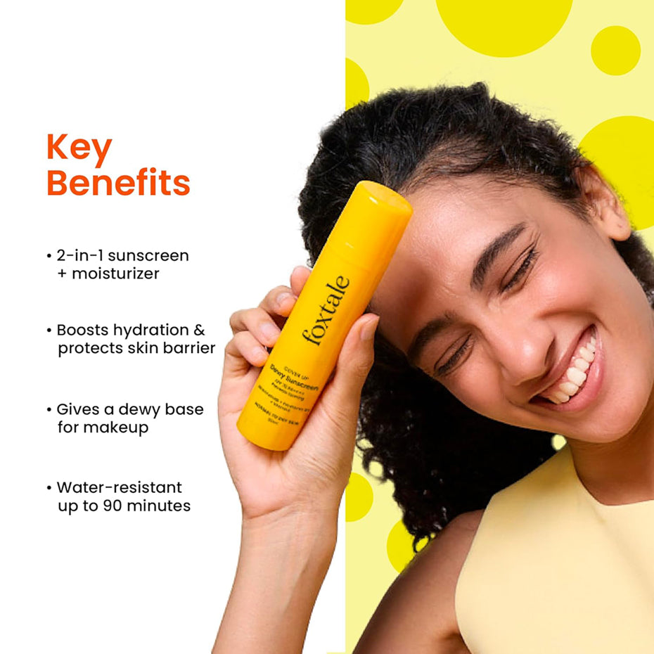 Foxtale Dewy Sunscreen SPF 70 PA++++