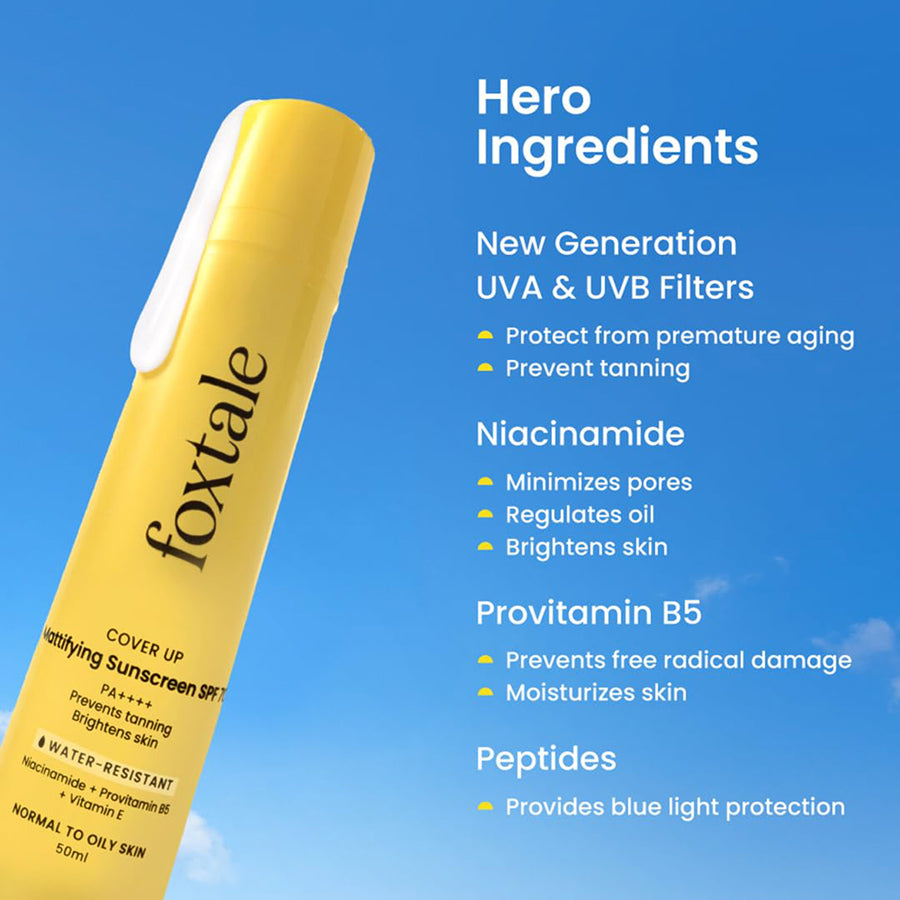 Foxtale Mattifying Sunscreen SPF 70 PA++++