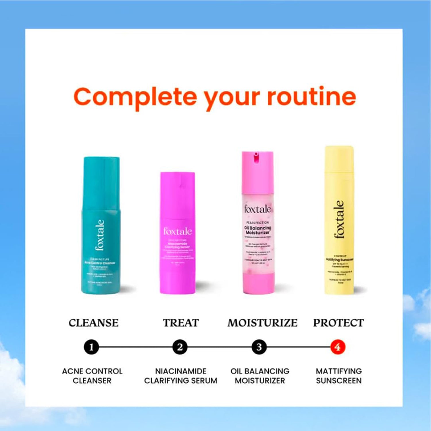 Foxtale Mattifying Sunscreen SPF 70 PA++++