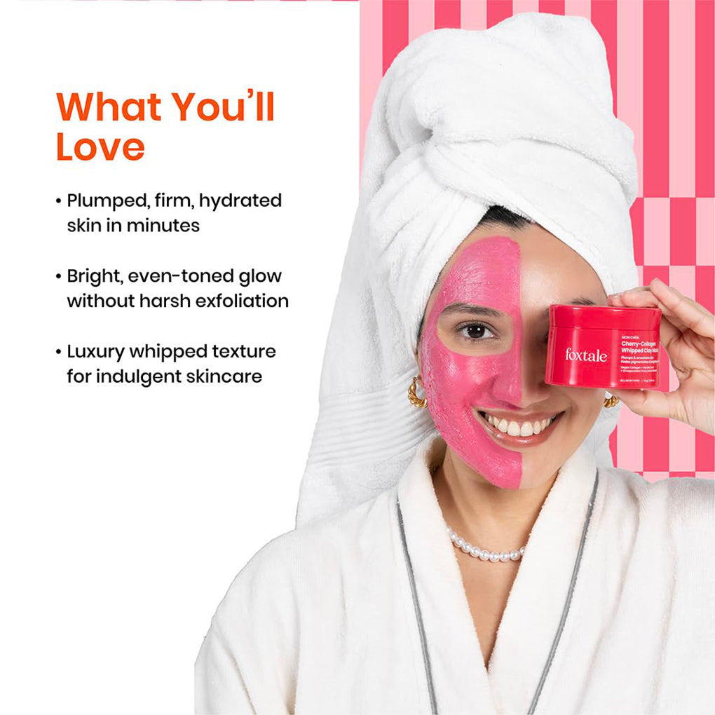 Foxtale Cherry-Collagen Clay Mask 75G