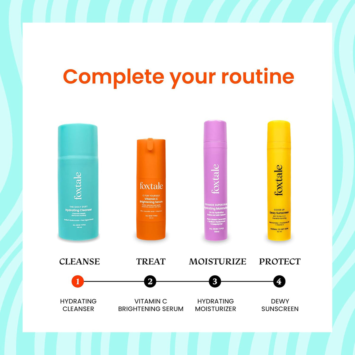 Foxtale Hydrating Cleanser & Makeup Remover 100ML