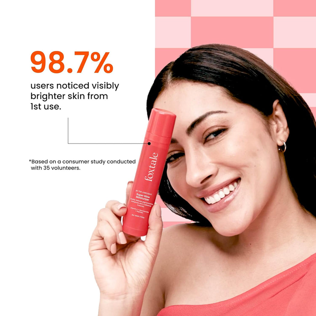Foxtale Super Glow Moisturizer with Vitamin C & Niacinamide
