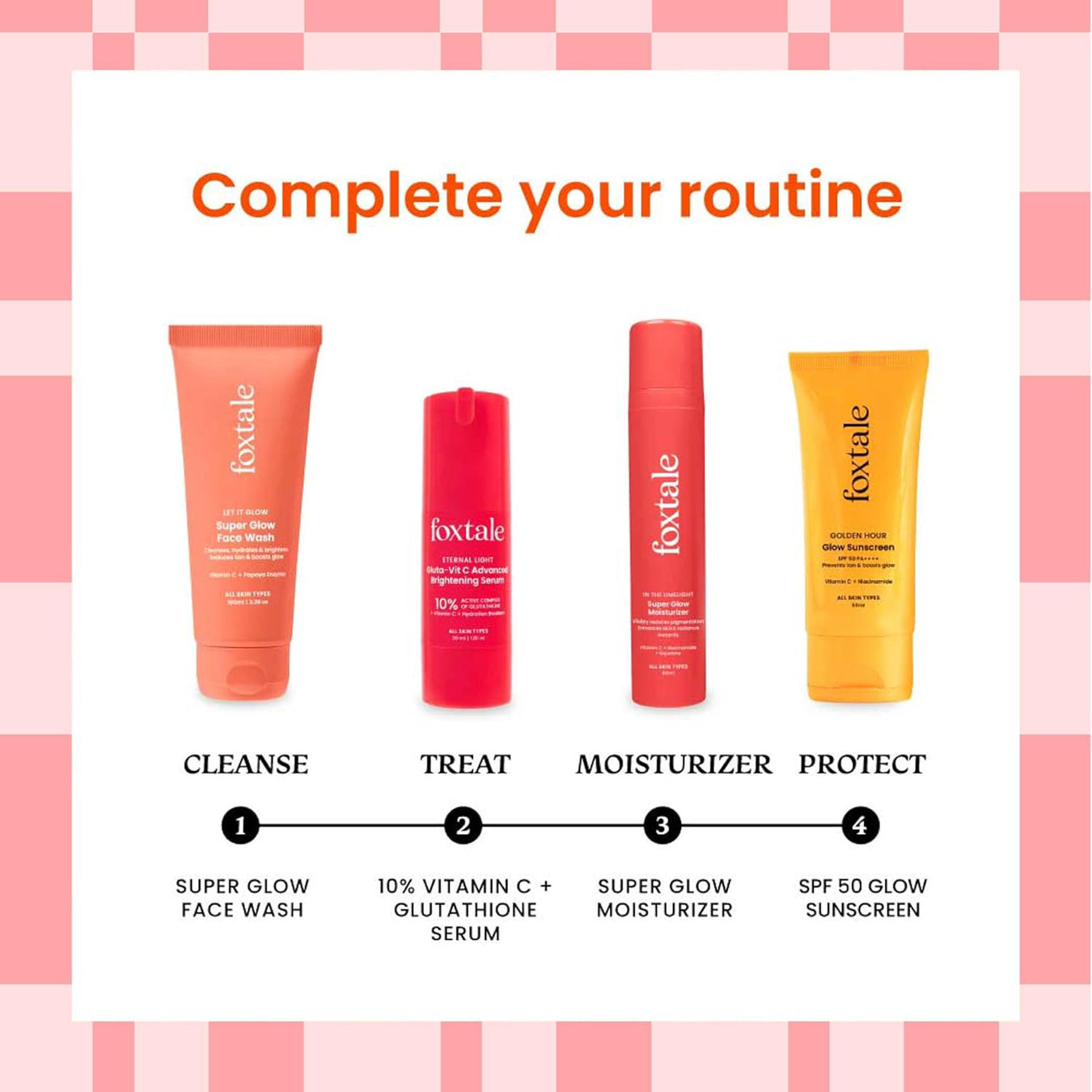 Foxtale Super Glow Moisturizer with Vitamin C & Niacinamide
