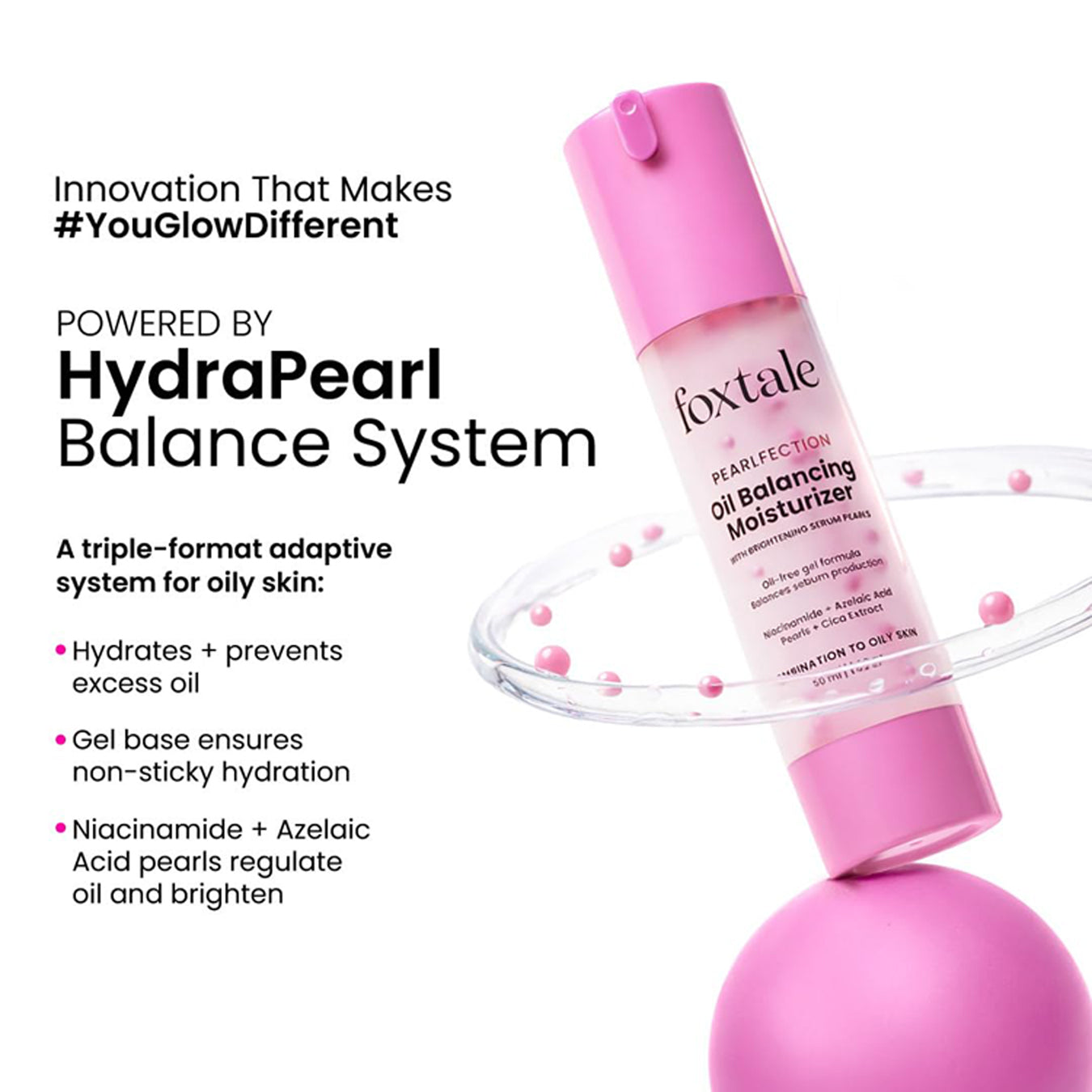 Foxtale Niacinamide & Cica Oil Balancing Moisturizer