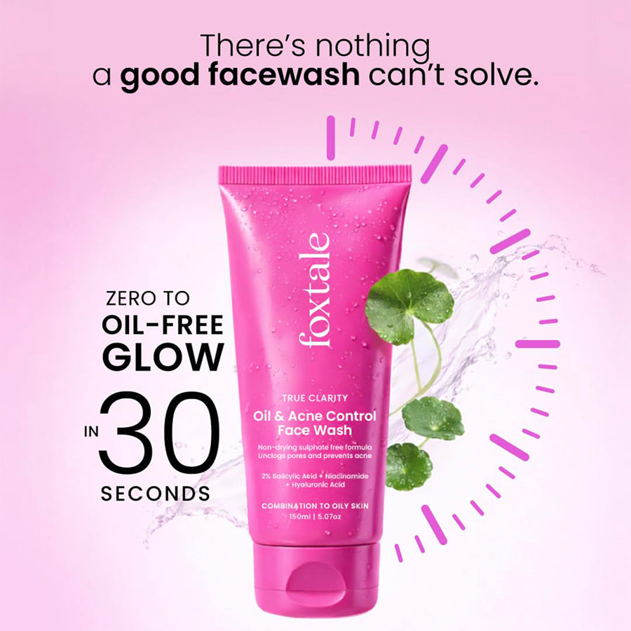 Foxtale Oil & Acne Control Face Wash