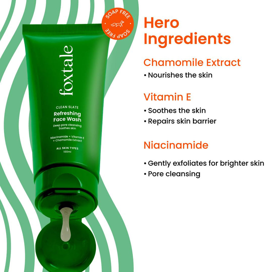 Foxtale Refreshing Face Wash with Niacinamide100ML