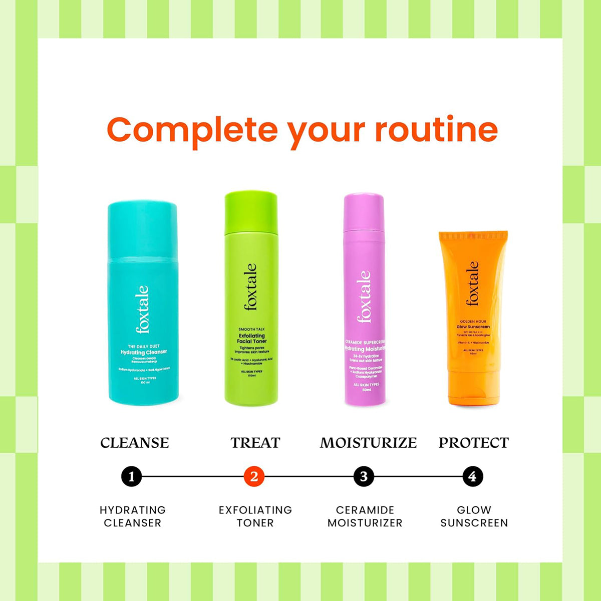 Foxtale Exfoliating Toner with 5Per Latic Acid & Niacinamide