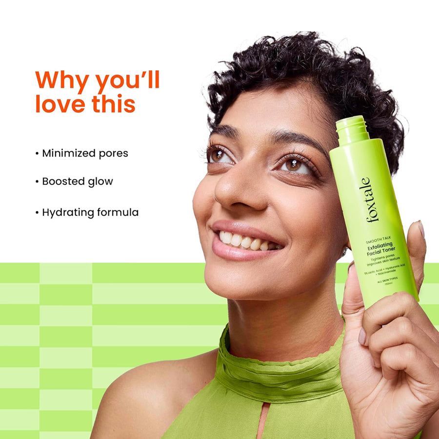 Foxtale Exfoliating Toner with 5Per Latic Acid & Niacinamide