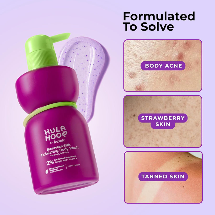 Foxtale Hula Hoop Exfoliating Body Wash 250ML