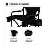 Premium Makeup Director Chair sbcmc 01