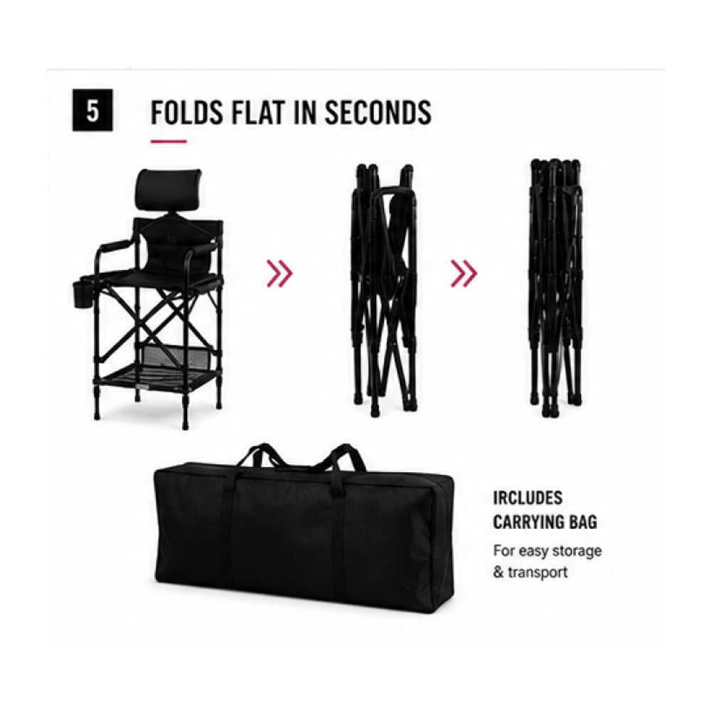 Premium Makeup Director Chair sbcmc 01