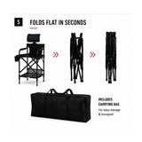 Premium Makeup Director Chair sbcmc 01