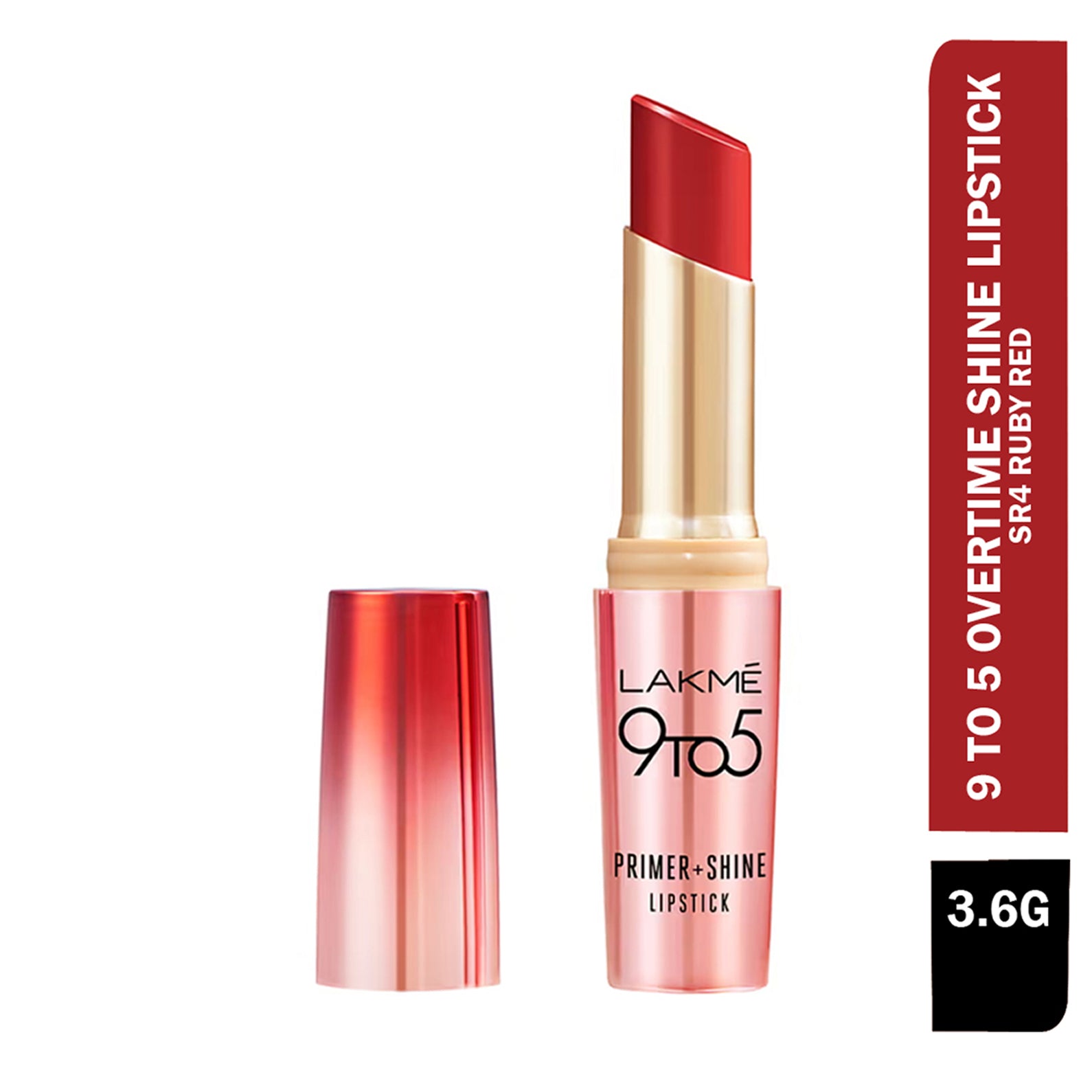 Lakme 9To5 Overtime Shine Lipstick 3.6G
