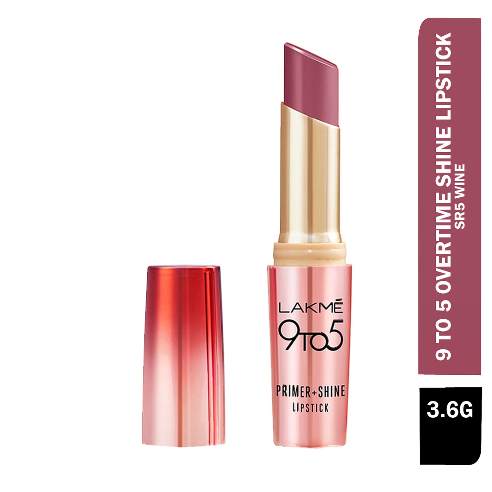 Lakme 9To5 Overtime Shine Lipstick 3.6G