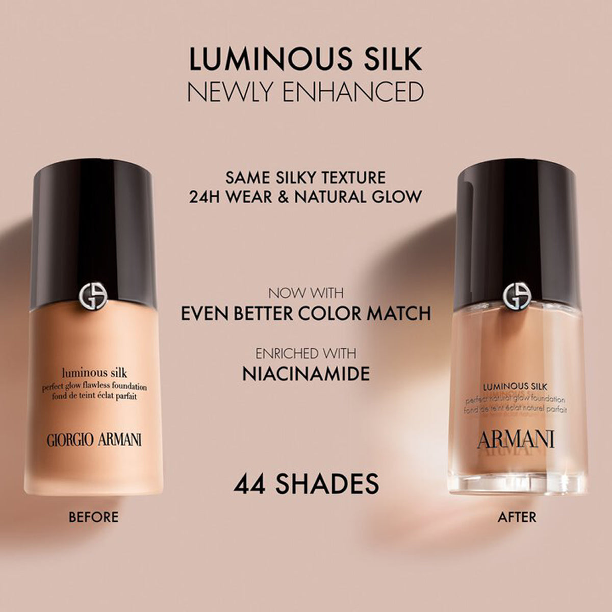 Giorgio Armani Luminous Silk Perfect Natural Glow Foundation 30ml (new)