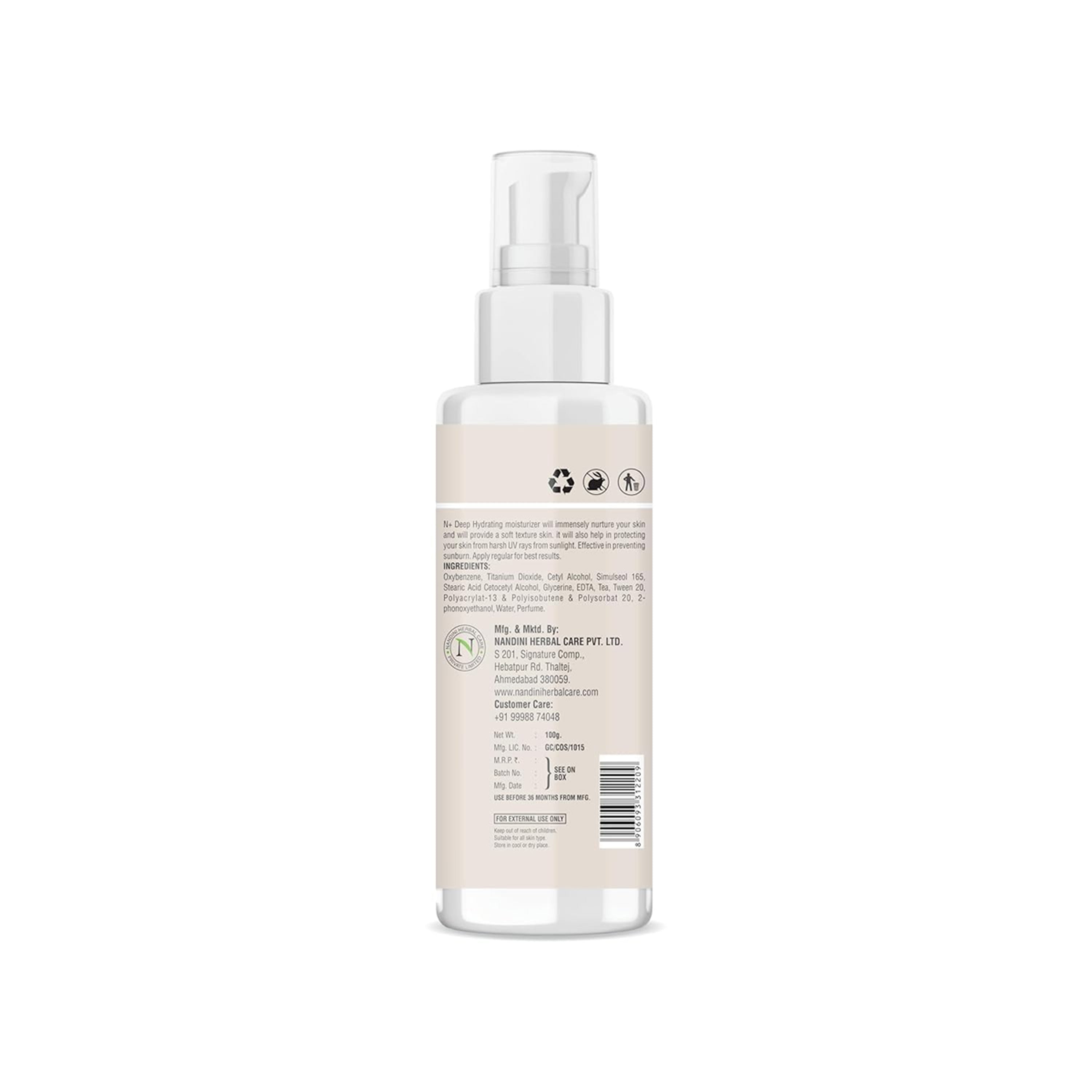N+ Deep Hydrating Moisturrzer 100ML