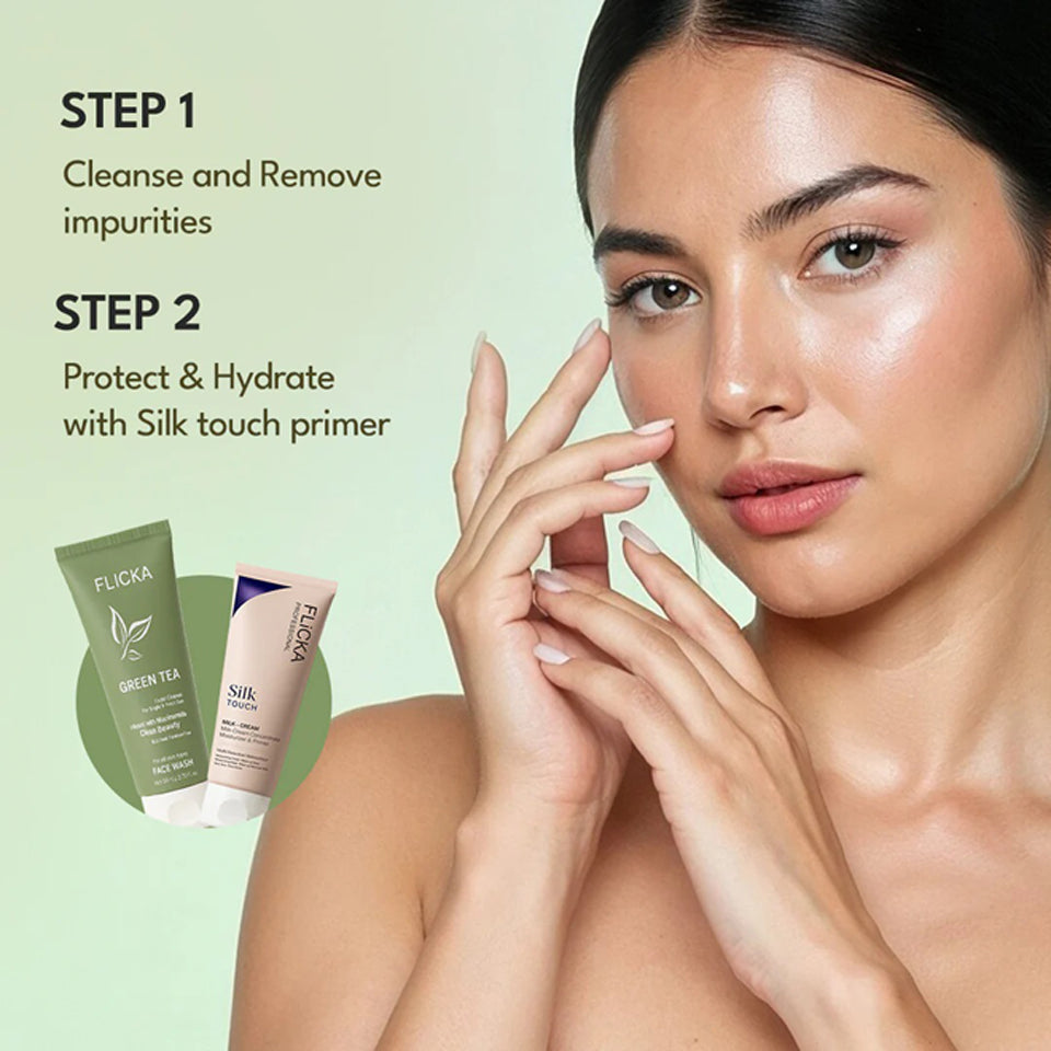 Flicka Green Tea Facial Cleanser 80ML