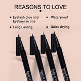 Flicka Apply N Fly - Eyelash Glue - Eyeliner 0.8ML
