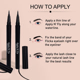 Flicka Apply N Fly - Eyelash Glue - Eyeliner 0.8ML
