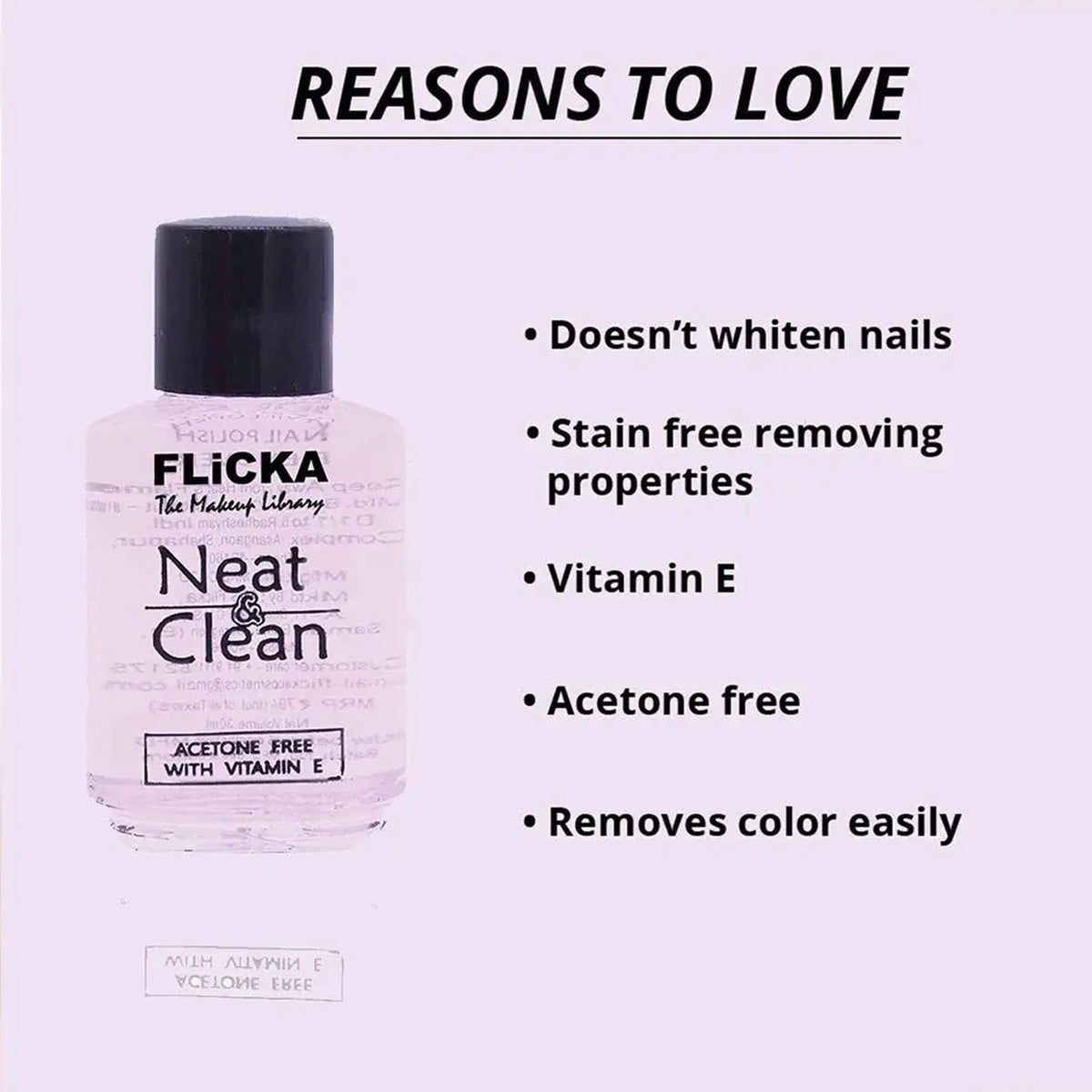 Flicka Neat & Clean Nail Remover 30ML
