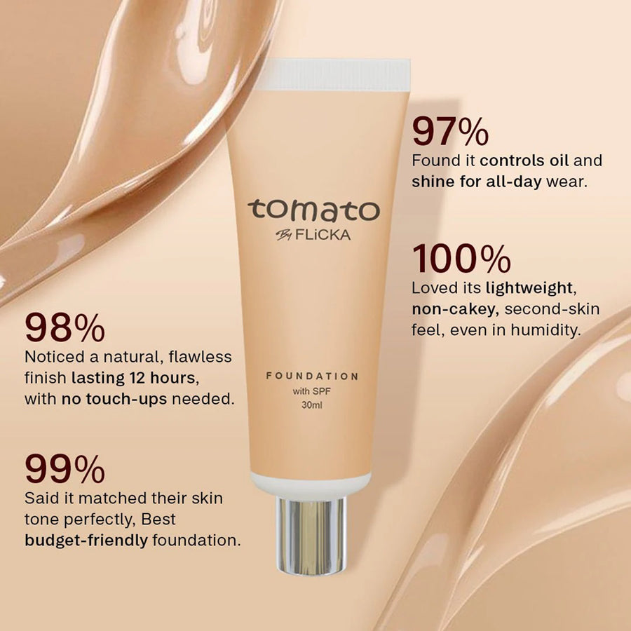 Flicka Tomato Foundation 30ML