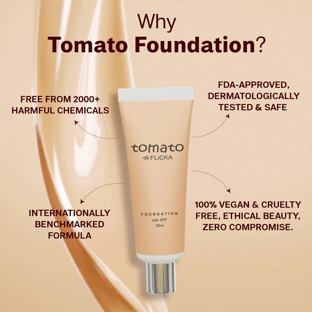 Flicka Tomato Foundation 30ML