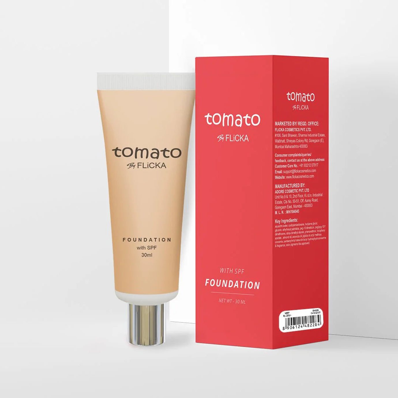 Flicka Tomato Foundation 30ML