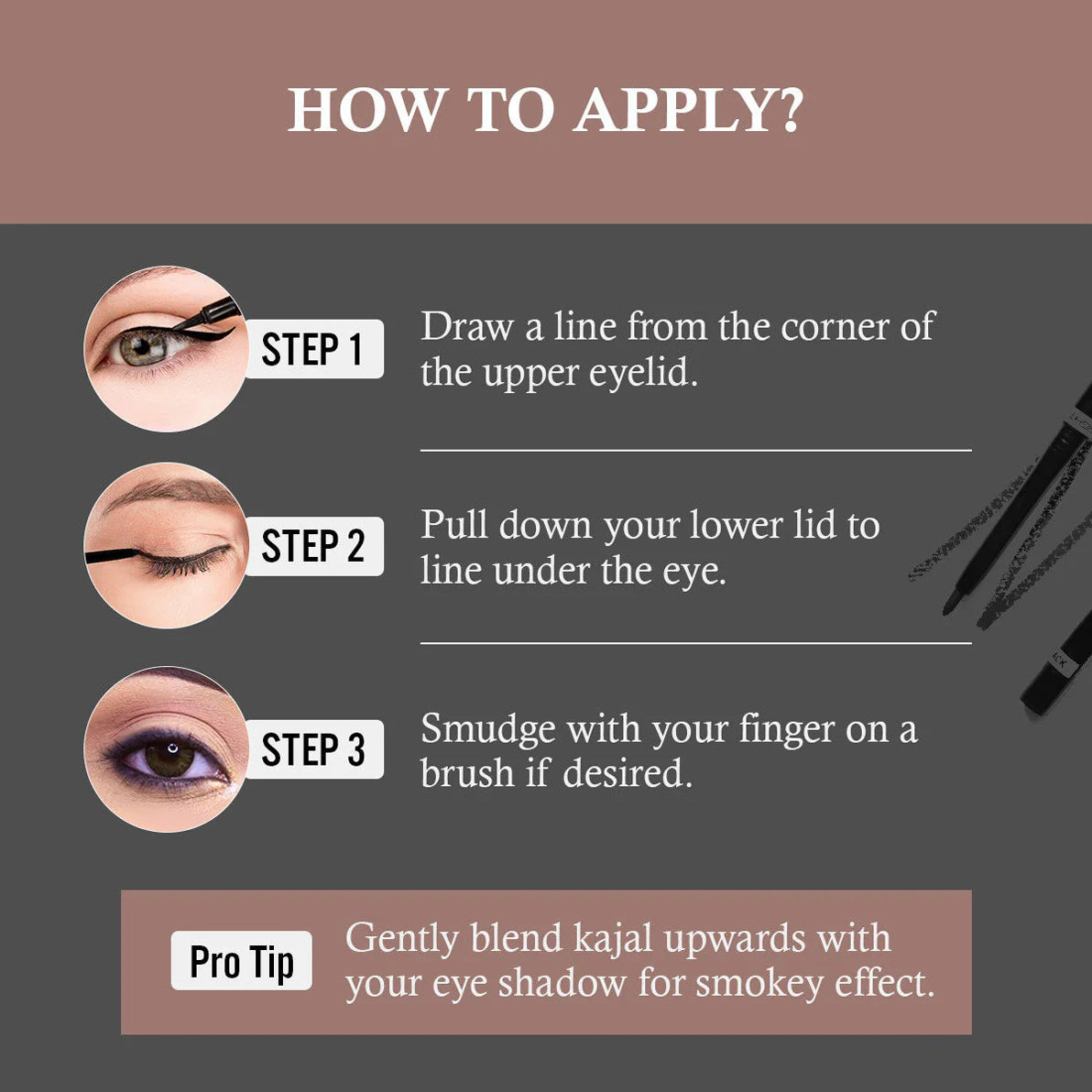 Insight 4x Intense Kohl Kajal 0.35G