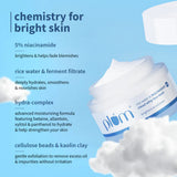 Plum Rice Water & 5er Niacinamide Cloud Whip Face Mask 50g