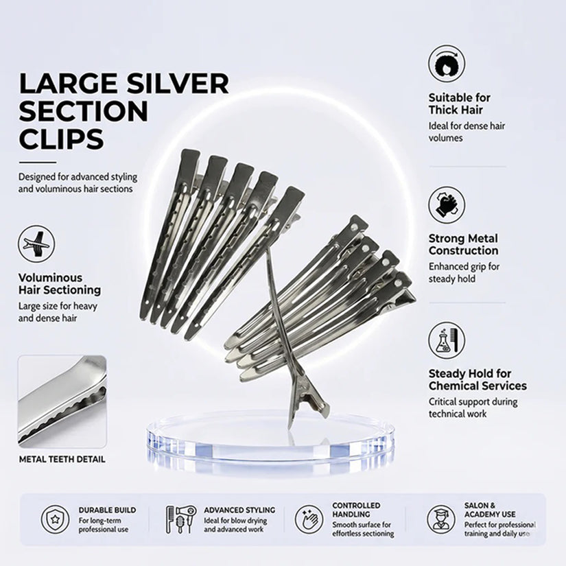 Marvec Silver Section Clips