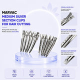 Marvec Silver Section Clips