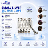 Marvec Silver Section Clips