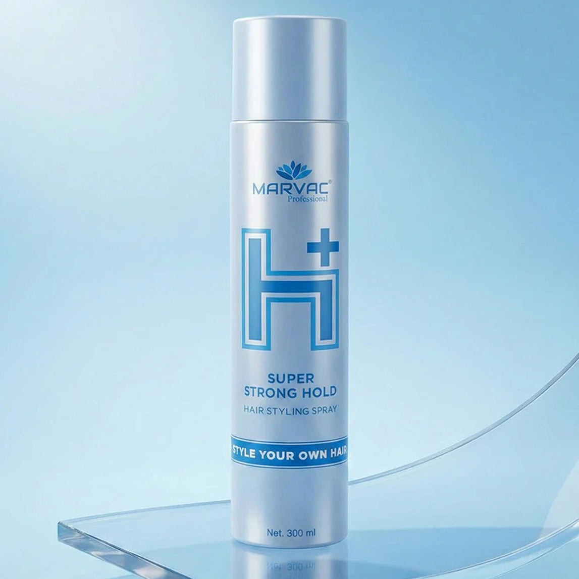 Marvac H+ Super Strong Hold Hair Styling Spray 300ml