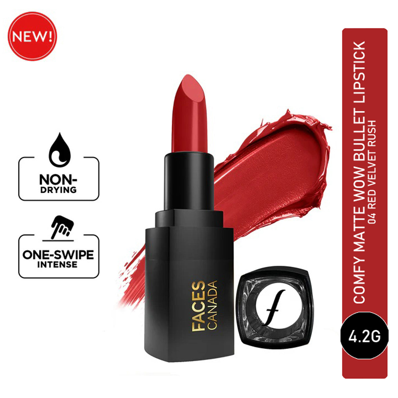 Faces Comfy Matte Wow Bullet Lipstick 4.2g