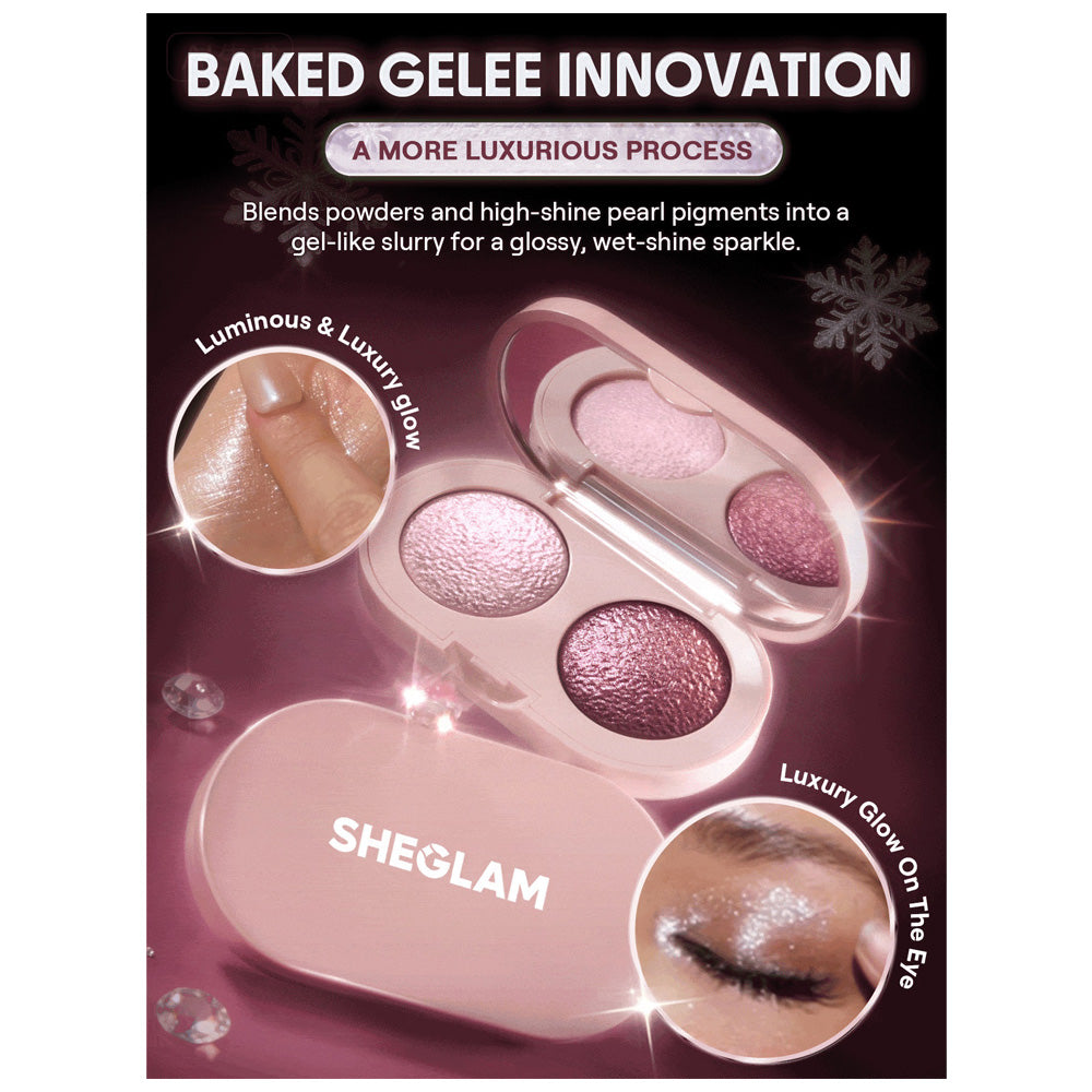 Sheglam Prismalight Baked Gelee Eyeshadow Duo 3.6g