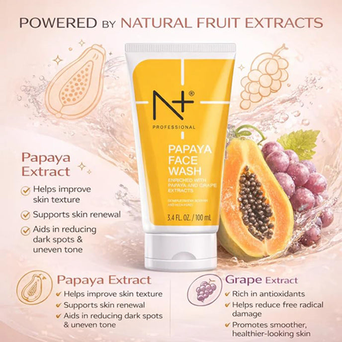 N+ Papaya Face Wash 100ML
