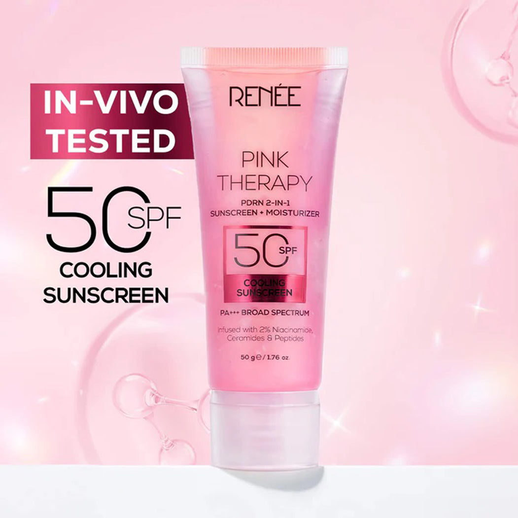 Renee Pink Therapy PDRN 2-In-1 Sunscreen + Moisturizer 50g