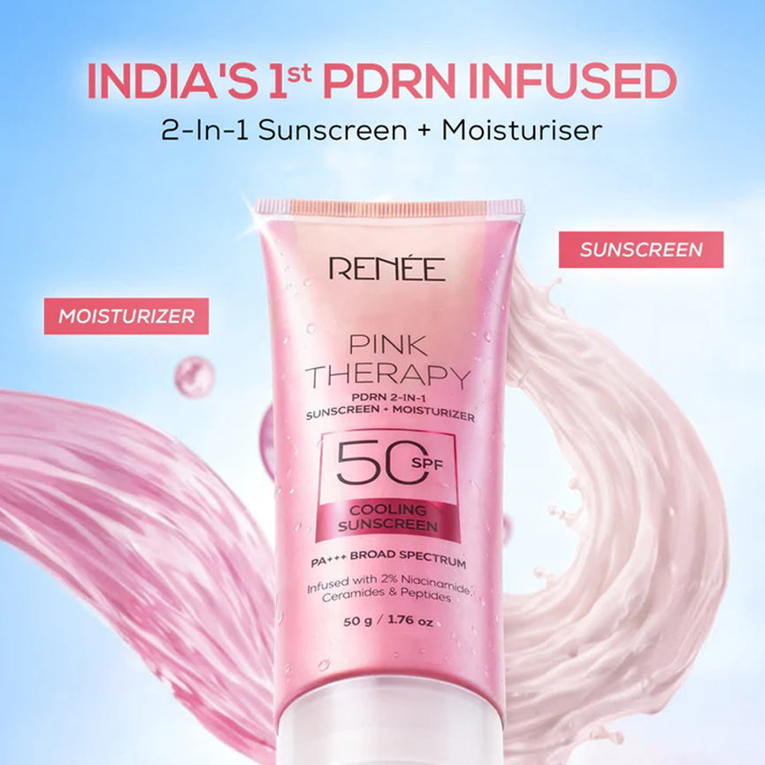 Renee Pink Therapy PDRN 2-In-1 Sunscreen + Moisturizer 50g