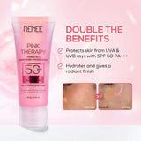 Renee Pink Therapy PDRN 2-In-1 Sunscreen + Moisturizer 50g