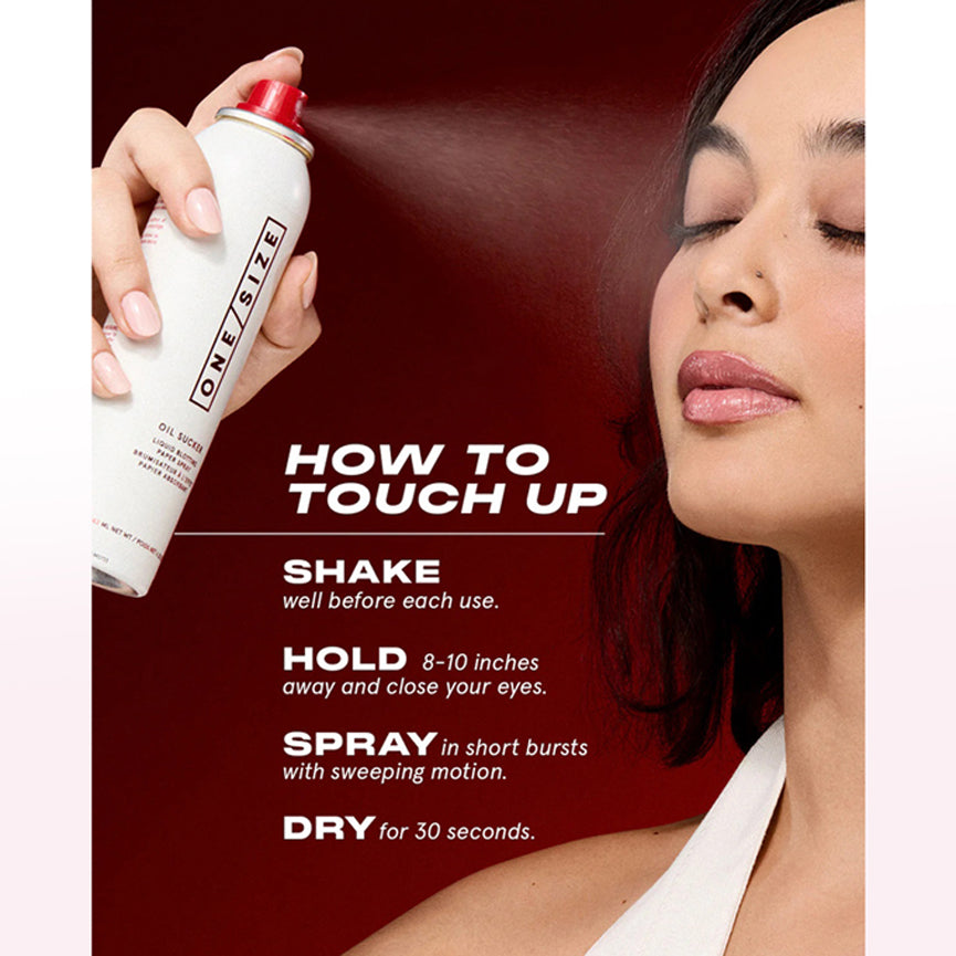 One Size Oil Sucker Liquid Blotting Paper Spray
