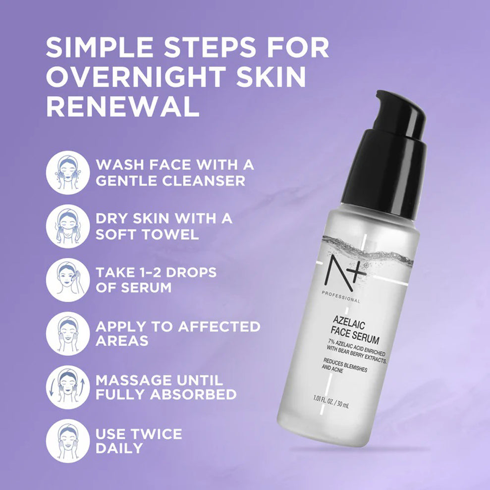 N+ 7Per Azelaic Acid Face Serum 30ML