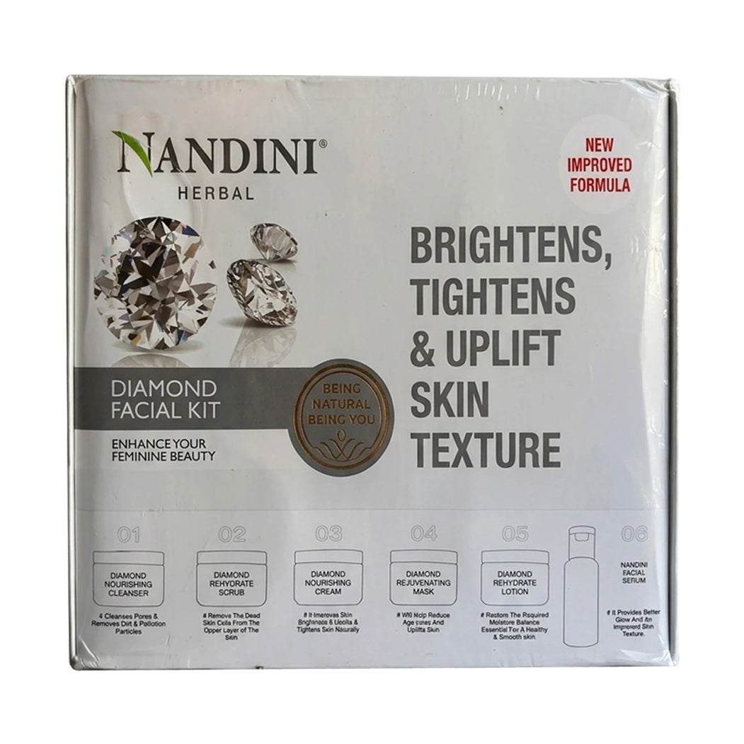 Nandini Herbal Diamond Facial Kit 210GM+15ML