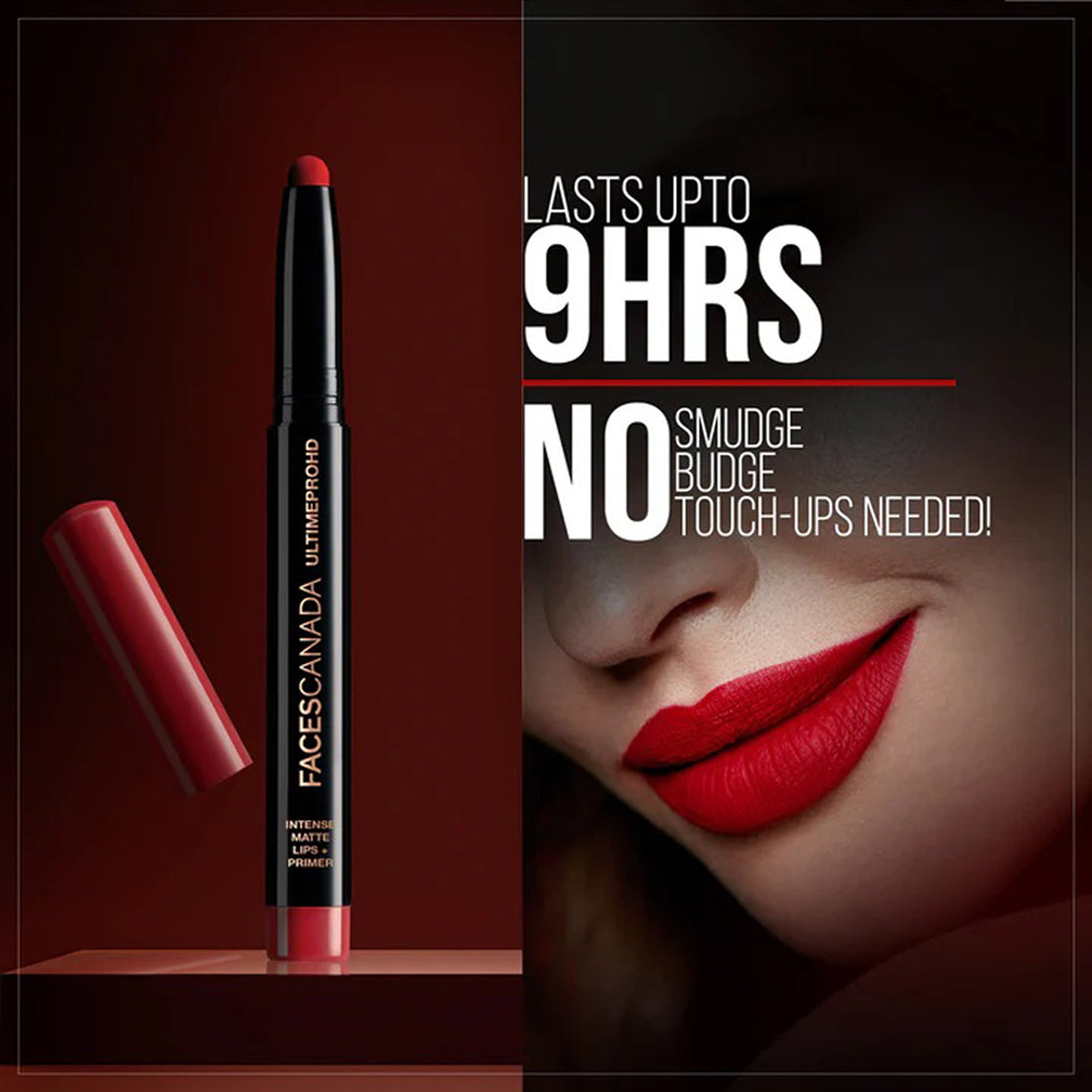 Faces Ultime Pro Hd Intense Matte Lips Plus Primer1.4G