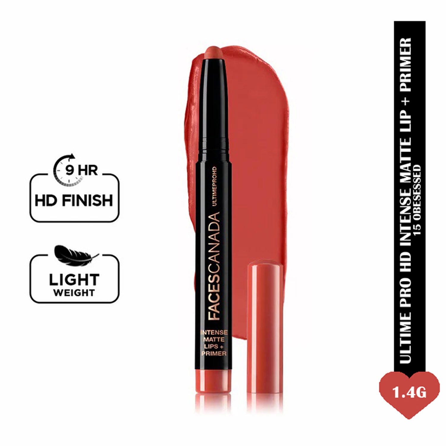 Faces Ultime Pro Hd Intense Matte Lips Plus Primer1.4G